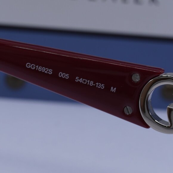 Gucci GG1692S 005 Square Sunglasses - Burgundy main image 9